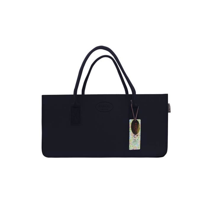 Sac en Feutre,Sac de Courses en Feutre,Panier a Bois,Sac de Plage,Sac