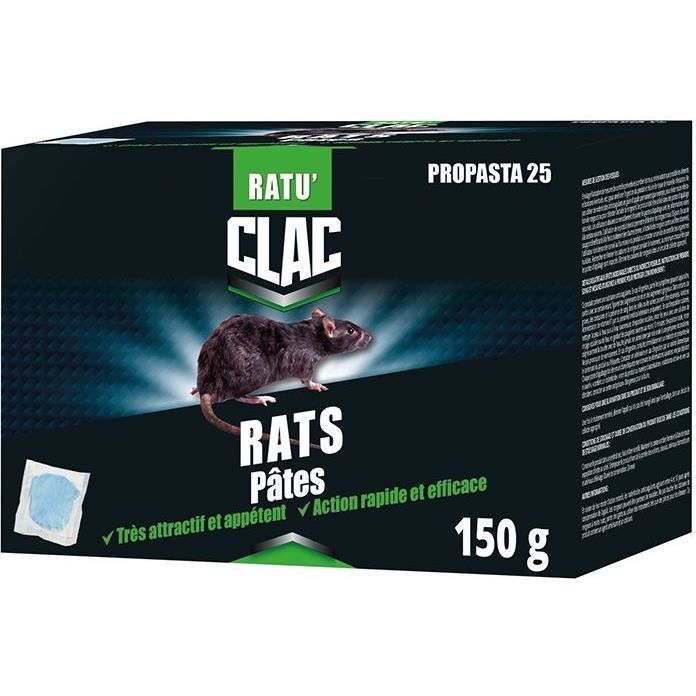 RATU Raticide rats pate - 150 g - Cdiscount Au quotidien