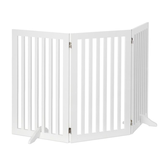 Meilleurs prix pour Relaxdays Grillage de protection Bois, Barrière réglable pour chiens, enfants, Cheminée et four, choix dans la longueur