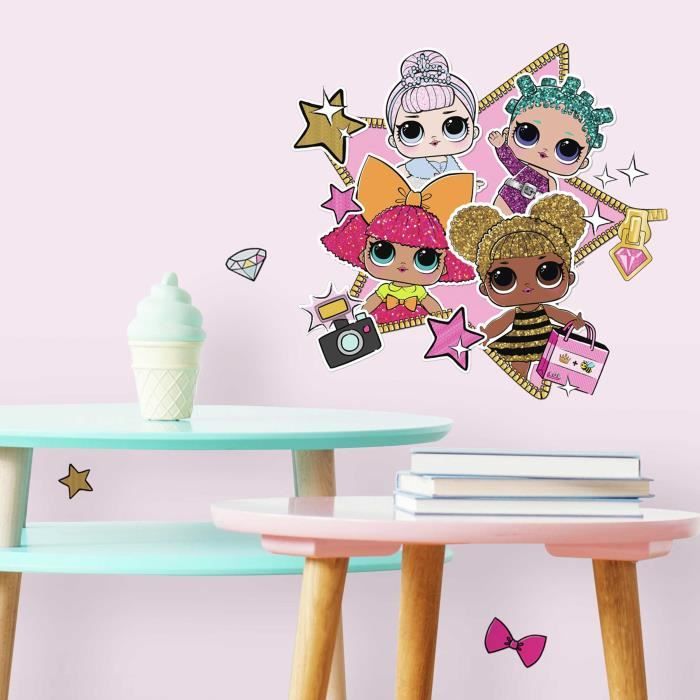 Sticker mural XL de L.O.L. Surprise Cdiscount Jeux Jouets