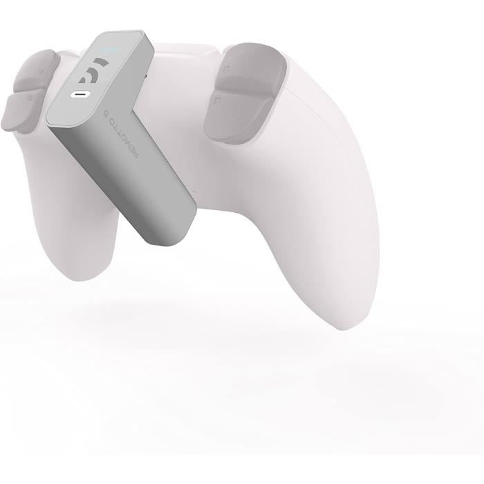 Chargeur Sans Fil Et Batterie Portative Remotto5 Pour Manette Dualsense Ps5 Jouez Pendant La Recharge