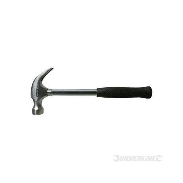 Silverline Marteau Arrache-Clous Tubulaire 8 Onces - 227 g - Outil Pratique pour Retirer Clous