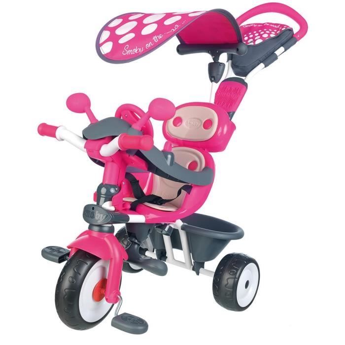 Tricycle évolutif Baby Balade Plus rose