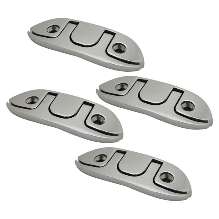 Taquet D'Amarrage En Acier Inoxydable 316 - 200 Mm (8") - Pour Bateau, Yacht, Camping-Car - 4