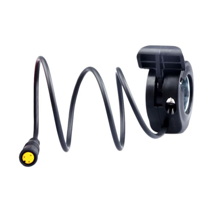 Accélérateur Pouce Vélo électrique 24-72V - Compatible Bafang BBS01/BBS02 - Connecteur étanche