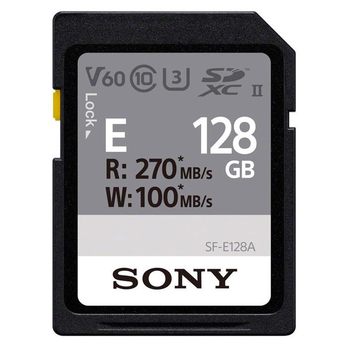 Carte mémoire Sony SDXC UHS II 128 Go