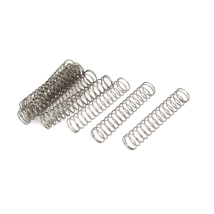 Ressort De Compression Inox 304 – 0.6x10x305mm – Lot De 2 – Uxcell