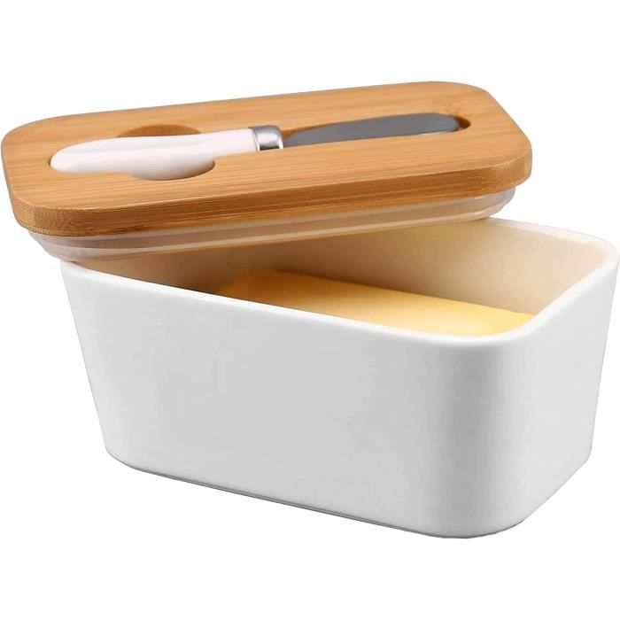 ESPRIT DE CUISINE - Beurrier En Céramique Avec Couvercle - Émail Résistant Aux Rayures - Facile