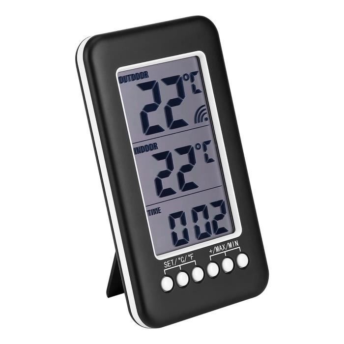 Ej.Life Thermomètre De Voiture Extérieur Thermomètre De Voiture Exterieur Thermometre De Voiture Interieur Exterieur Numerique 12v Ventilateur De Sport Thermometres Exterieurs 76215136