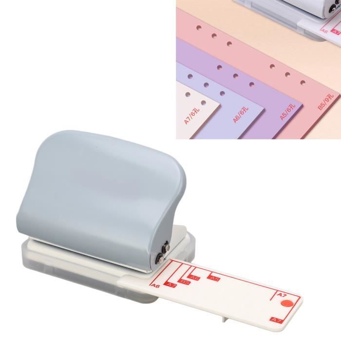 Perforatrice à Papier Loveria - 3 Embouts (2mm, 3mm, 4mm), Métal, Pour Papier Jusqu'à 300g/m²