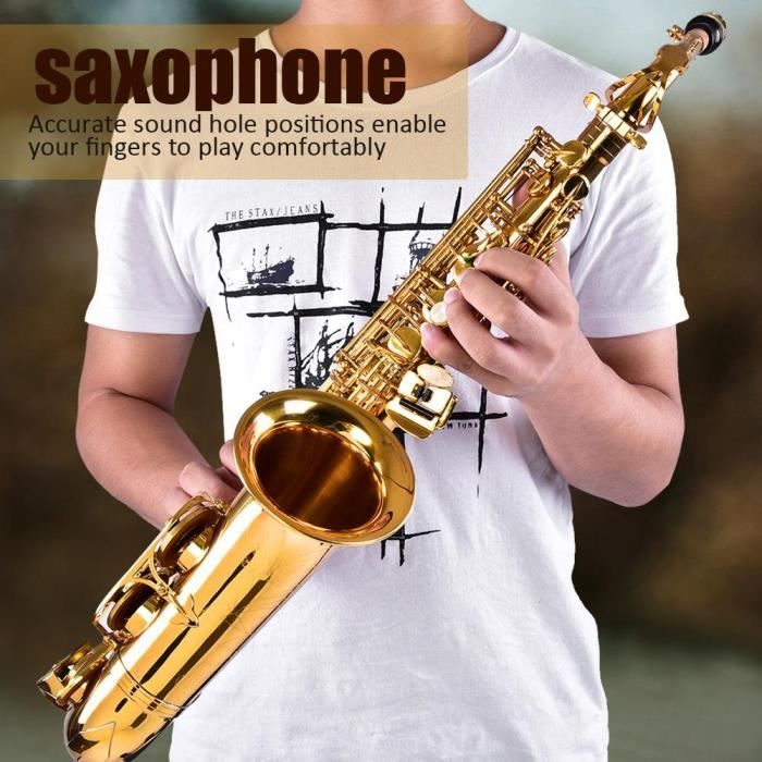 Partie d'instrument de musique fine finition saxophone muet pour saxophone alto à usage domestique Partie d'instrument de musique fine finition saxophone muet pour saxophone alto à usage domestique
