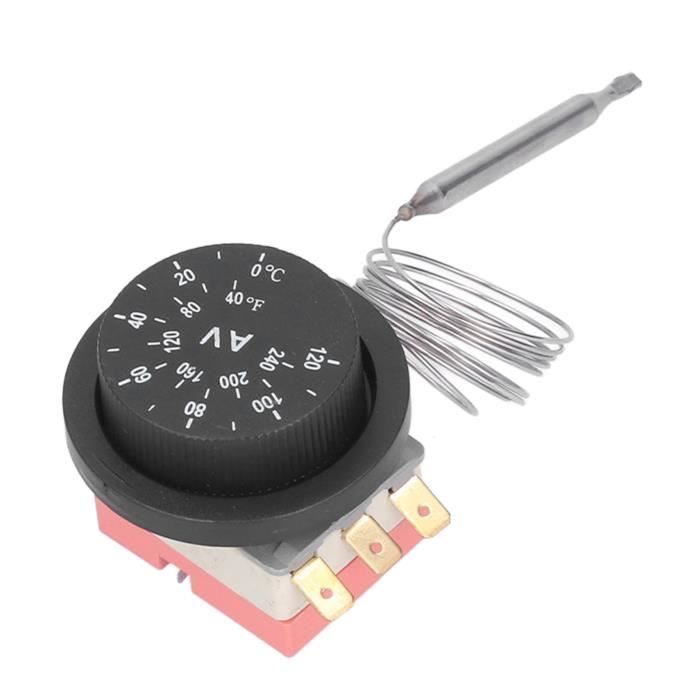 Thermostat KSD301 250V 15A - Lot De 5 Interrupteurs Température Normalement Fermés 80°C