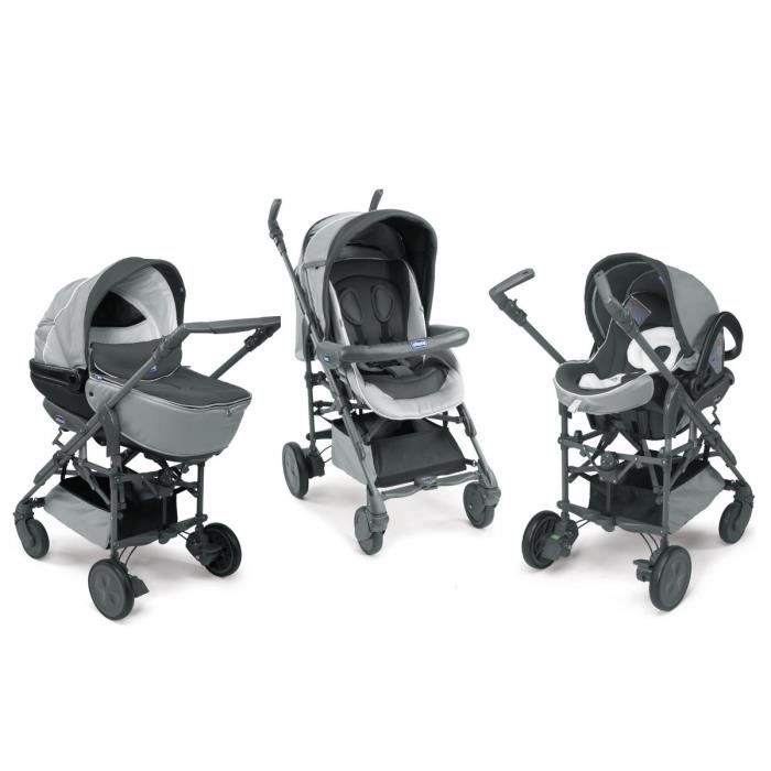 Poussette chicco trio best sale living smart charm