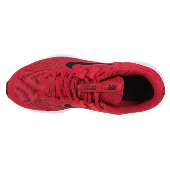 NIKE Baskets Downshifter 9 Rouge Femme Cdiscount Sport