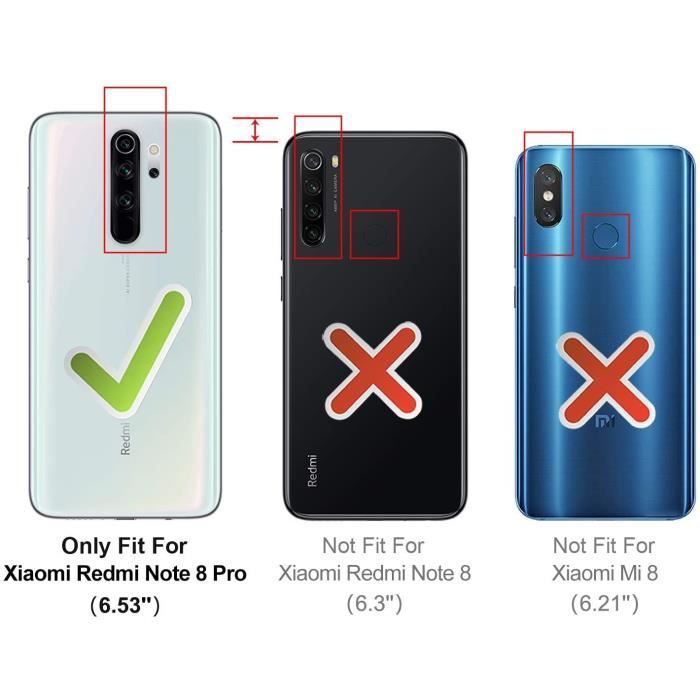 Coque pour Xiaomi Redmi Note 8 Pro Plusieurs Couleurs Disponibles