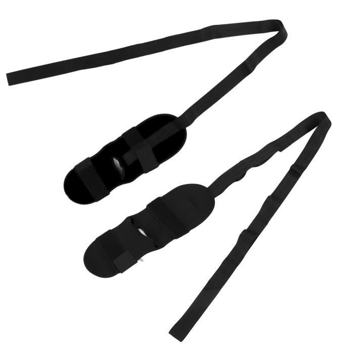 Sangle D'Étirement Yoga Et Pilates - Polycoton Respirant - Multi-Boucles Ajustables - Pour Danse Et Rééducation