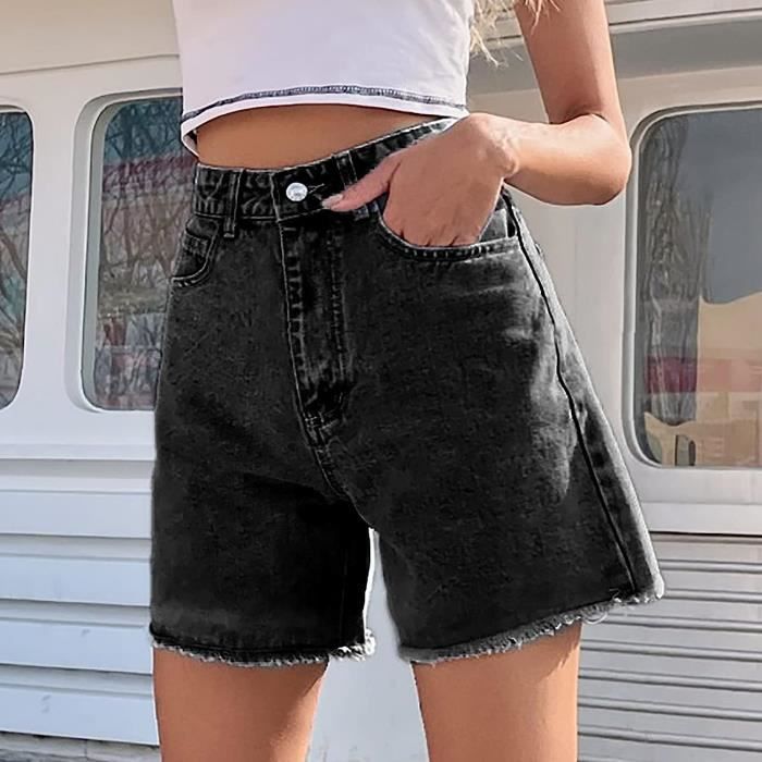 Short En Jean Shein Short Jean Femme Shownicer Taille Haute