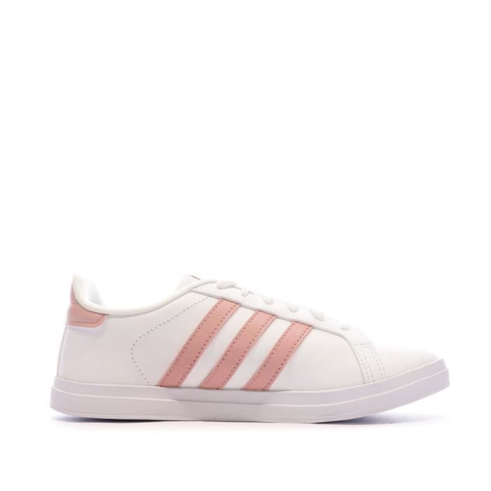 Baskets Femme ADIDAS ORIGINALS Courtpoint Blanc Lacets Synthetique Blanc Cdiscount Chaussures