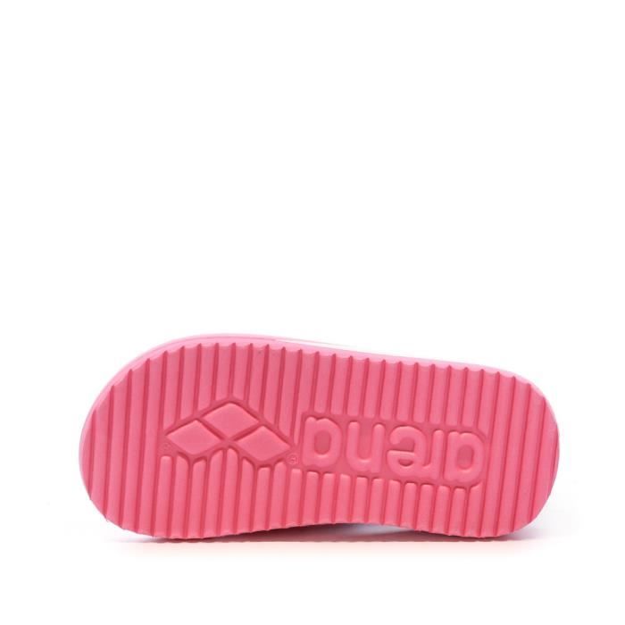 Claquettes Fille Arena Beat Rose Semelle et bride synth tique