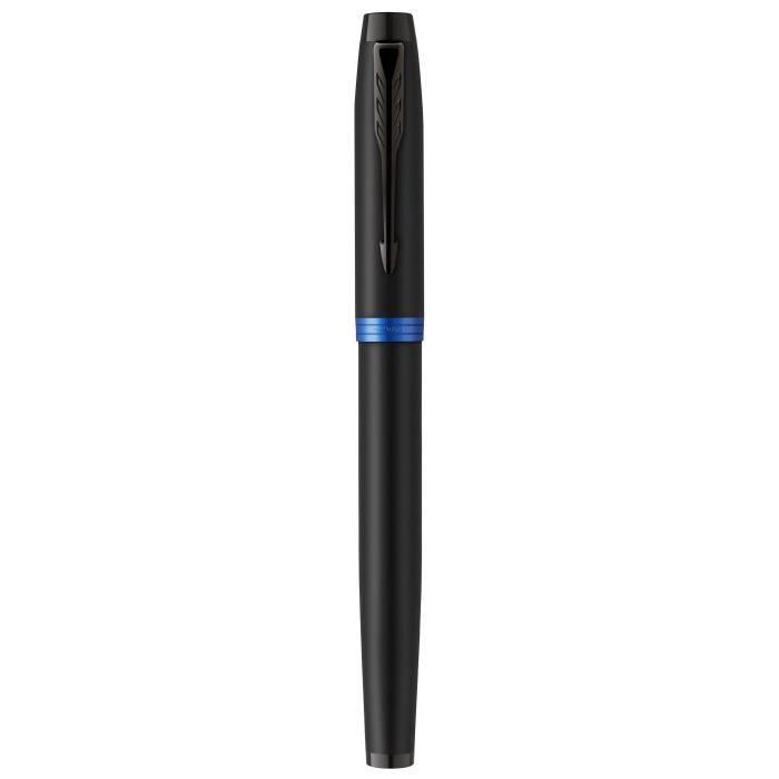 PARKER recharge Stylo Roller, pointe moyenne, bleue, blister X 1