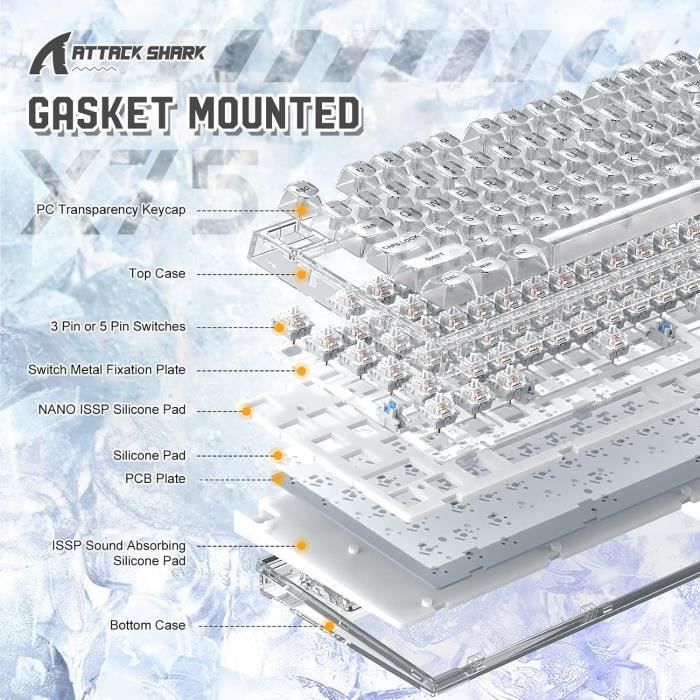 Pendentif collier aigue-marine diamants or blanc 18k | GV Pendentif collier aigue-marine diamants or blanc 18k | GV