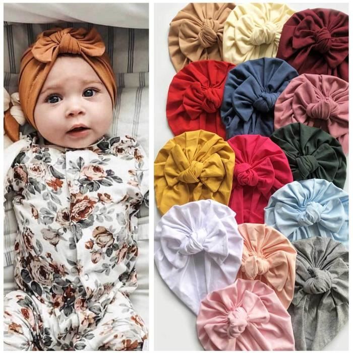 Turban bebe fille naissance cheap