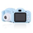 Appareil photo numérique pour enfants - Mini portable 2.0 pouces IPS couleur écran - Bleu-2