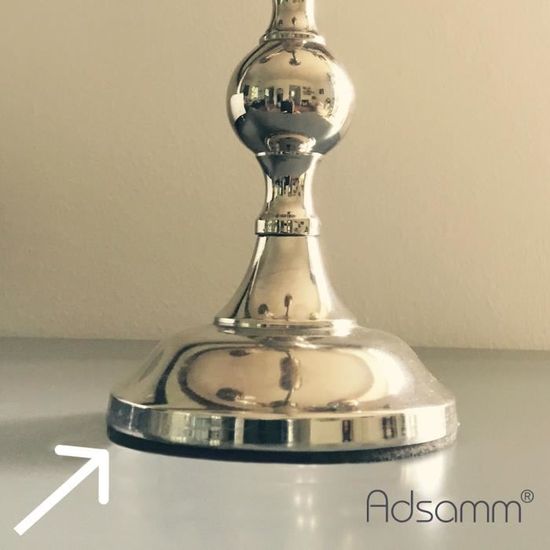 Adsamm® / 50 X Patins En Feutre/Bruns/ 20 Mm/Rond / 1,5 Mm D