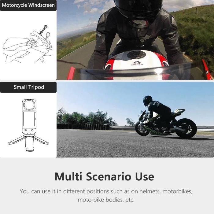 Insta360 - Kit bundle Motorcycle X3 - caméra d'action - caméra moto -  bundle moto