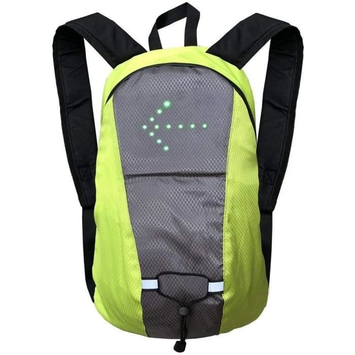 Sac à dos vélo LED clignotants marque modèle étanche et