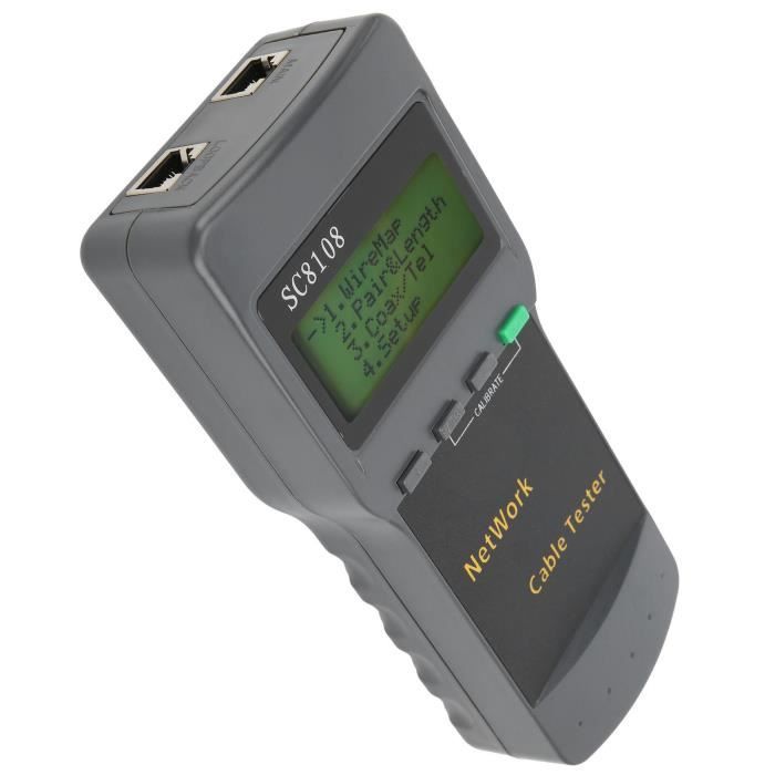 Testeur De Continuité RJ45 GIGAMEDIA, Pour Câble Réseau, Neuf