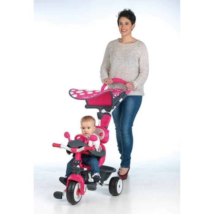 Velo evolutif smoby sales rose