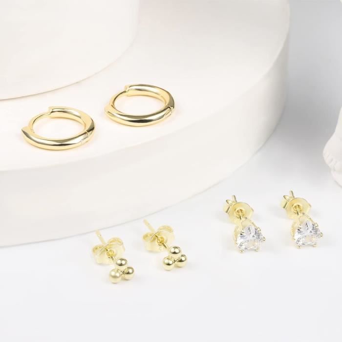 Boucles d'Oreilles Créoles Moyen Modèle | Valérie