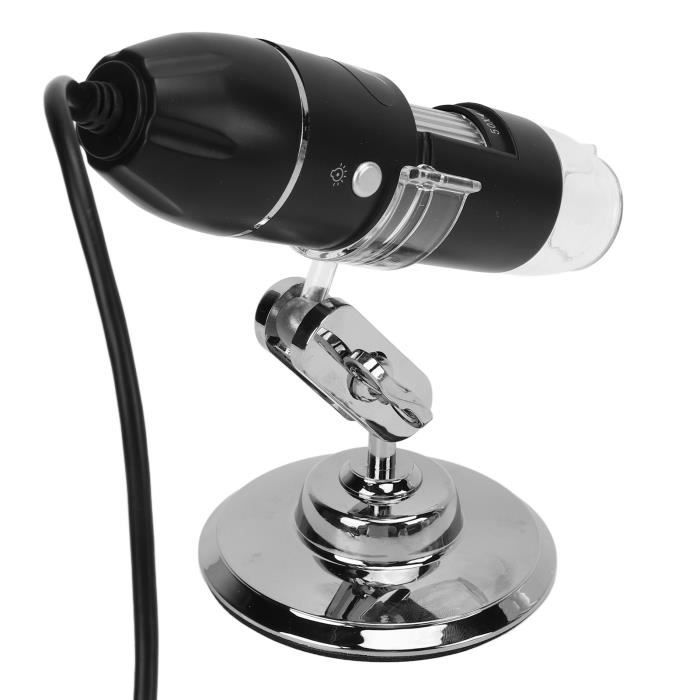400x Mini microscope pour smartphone caméra éclairée portable led lentille  universelle