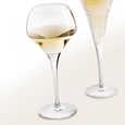 6 verres à vin rouge et blanc 37cl Open Up - Chef&Sommelier - Cristallin design original 30% plus résistant 211 Transparent-3