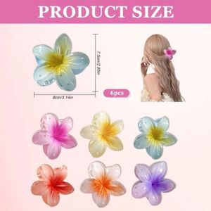 14 Barrettes à Cheveux Mignonnes Pour Filles – Motifs Fleurs, Fruits, Animaux – Clip Métallique Antidérapant - 6