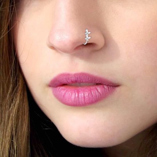 Lot De 12-15 Faux Piercings Nez/Septum En Acier Chirurgical - 18G/20G, Diamètre 8mm - Sans Perçage