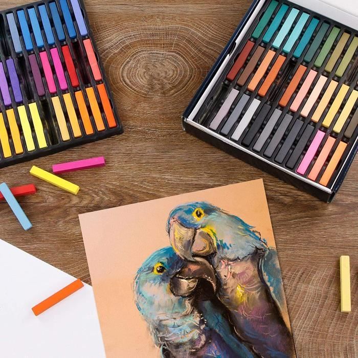 Idéal pour les crayons de couleurs, craies et crayons pastels. - Creastore