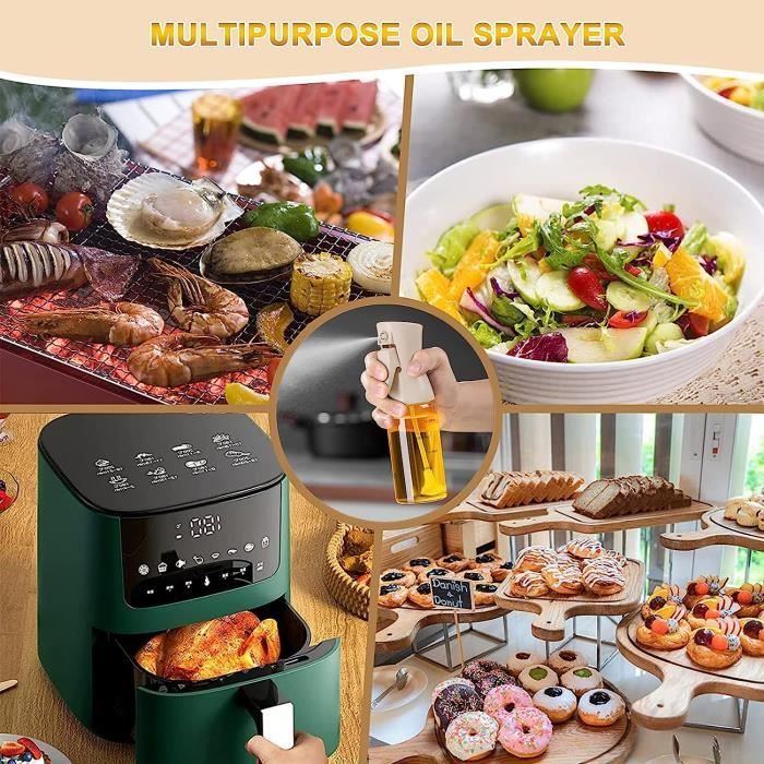 Showvigor Vaporisateur Huile, 180 L Verre Spray Huile Cuisine Avec