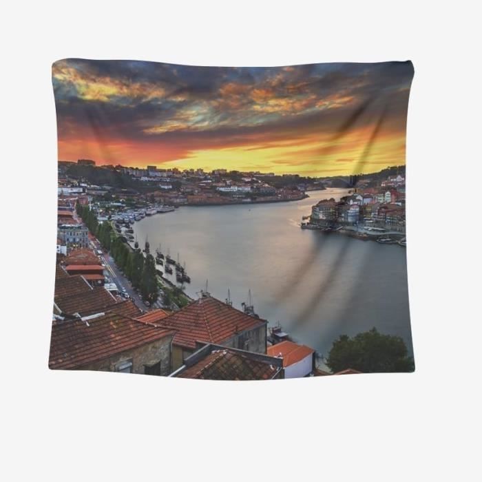 Tenture Murale 200x200 Cm - Tissu Polyester Motif Marbre Brun Clair, Pour Chambre, Salon Ou Extérieur