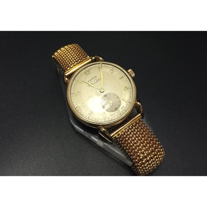 Bracelet montre fixoflex plaqué or deals