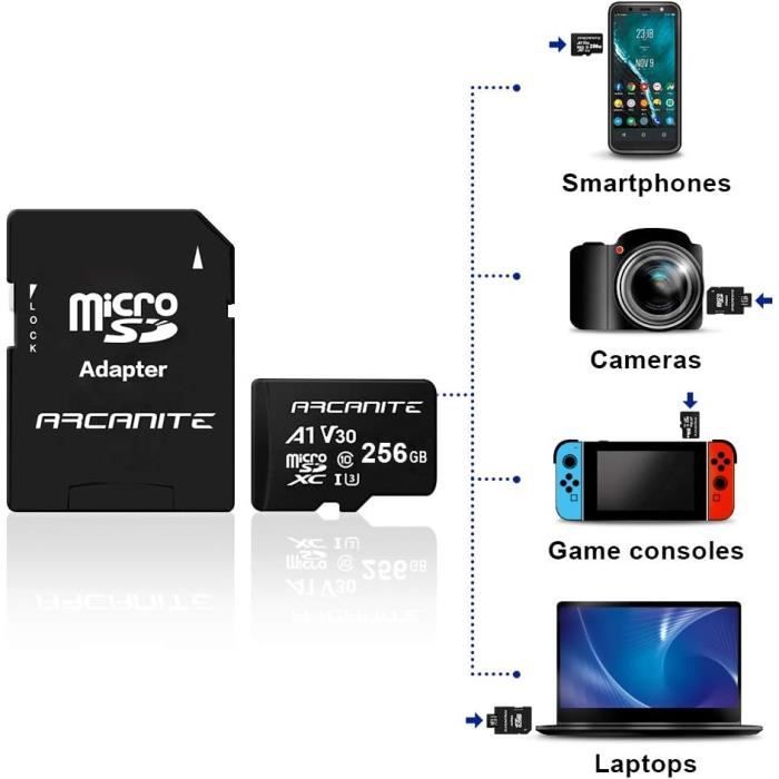 Kit Extension Carte Micro SD Avec Câble FPC Flexible 25cm - Adaptateur Pour GPS, Tablette Et Mise à Jour