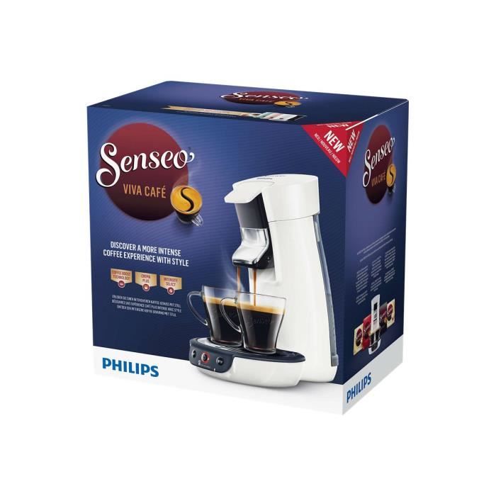 Machine à café dosettes PHILIPS SENSEO Viva HD6563/63 - Noir - 2 tasses - 6  mois de détartrant inclus - Cdiscount Electroménager