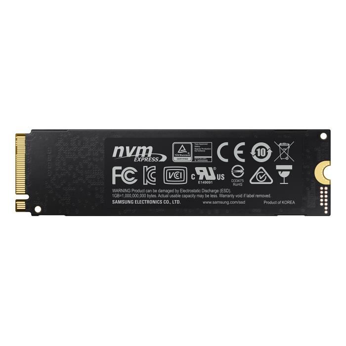 Samsung SSD Interne 970 EVO NVMe M.2 1TB MZ V7E1T0BW Cdiscount Informatique