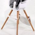 Chaise haute évolutive PAULETTE - Dès 6 mois - Fabriquée en France - Coloris Cerisier-5