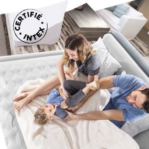 Matelas gonflable avec duvet Cdiscount