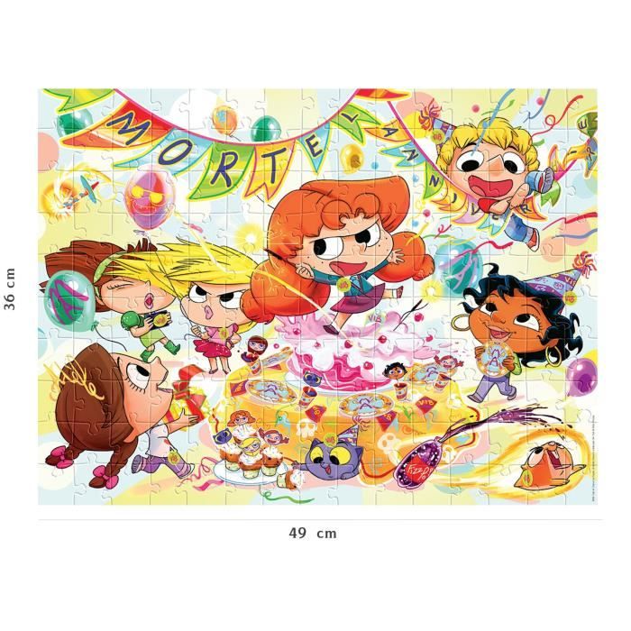 Puzzle Nathan Nathan Mortel Anniversaire Mortelle Adèle 150 Piese - Mox Mox