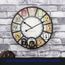 Fantastique Pendule Murale London 40cm En Bois Style Industriel