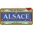 PLAQUE AMERICAINE COLLECTION REGION DE FRANCE CHTI NORD PAS DE CALAIS