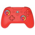 Subsonic - Manette sans fil pour Switch / Switch oled - bluetooth avec LED, vibrations et gyroscope - Rouge-0